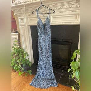 Remi Sequin Stylish Mesh Mermaid Dress main image 1